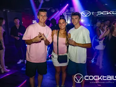 A professional photo of guests enjoying themselves at Cocktails Nightclub from our gallery.