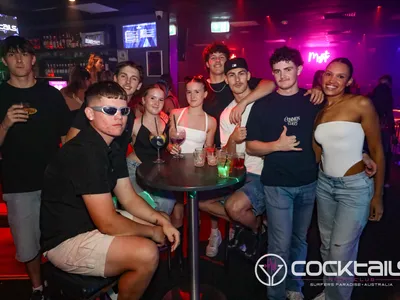 A professional photo of guests enjoying themselves at Cocktails Nightclub from our gallery.