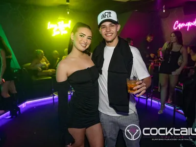 A professional photo of guests enjoying themselves at Cocktails Nightclub from our gallery.