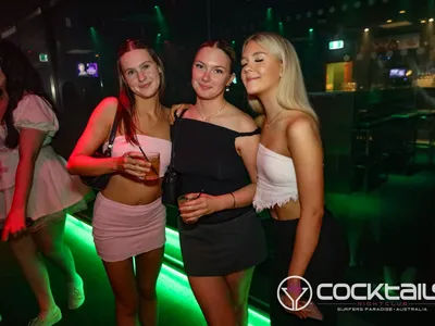 A professional photo of guests enjoying themselves at Cocktails Nightclub from our gallery.