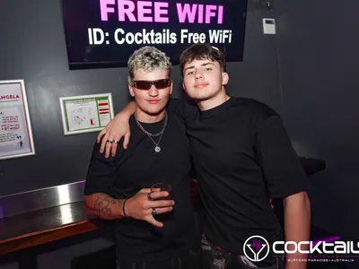 A professional photo of guests enjoying themselves at Cocktails Nightclub from our gallery.