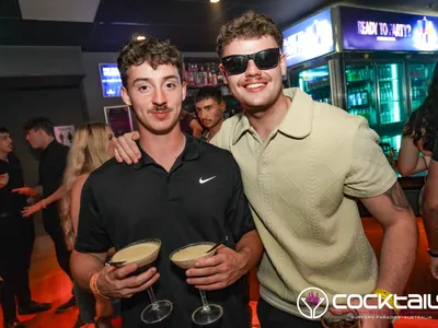 A professional photo of guests enjoying themselves at Cocktails Nightclub from our gallery.