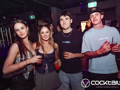 A professional photo of guests enjoying themselves at Cocktails Nightclub from our gallery.