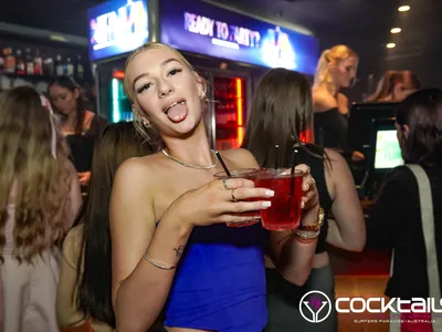 A professional photo of guests enjoying themselves at Cocktails Nightclub from our gallery.