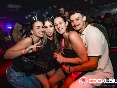 A professional photo of guests enjoying themselves at Cocktails Nightclub from our gallery.