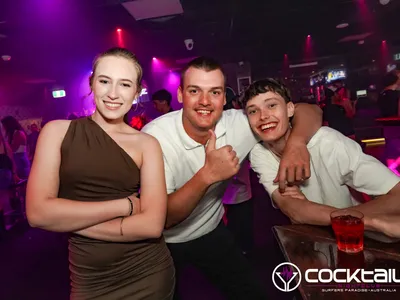 A professional photo of guests enjoying themselves at Cocktails Nightclub from our gallery.