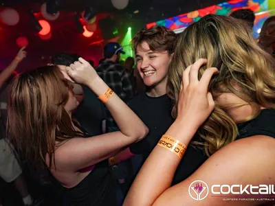 A professional photo of guests enjoying themselves at Cocktails Nightclub from our gallery.