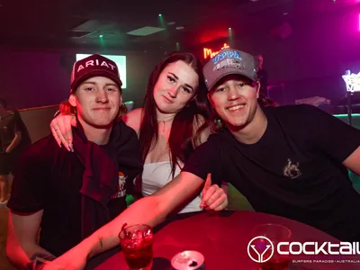 A professional photo of guests enjoying themselves at Cocktails Nightclub from our gallery.