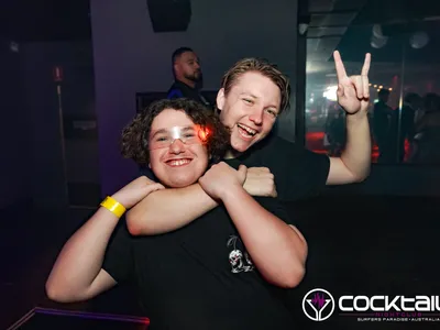 A professional photo of guests enjoying themselves at Cocktails Nightclub from our gallery.