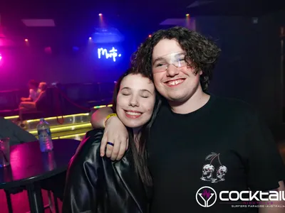 A professional photo of guests enjoying themselves at Cocktails Nightclub from our gallery.