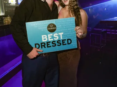 A professional photo of guests enjoying themselves at Cocktails Nightclub from our gallery.