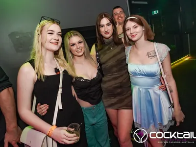 A professional photo of guests enjoying themselves at Cocktails Nightclub from our gallery.