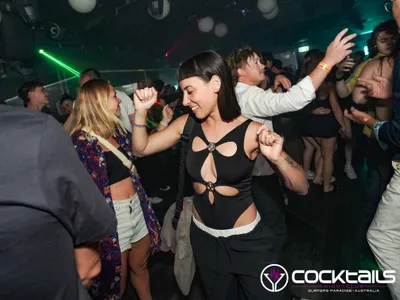 A professional photo of guests enjoying themselves at Cocktails Nightclub from our gallery.