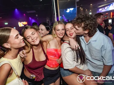 A professional photo of guests enjoying themselves at Cocktails Nightclub from our gallery.