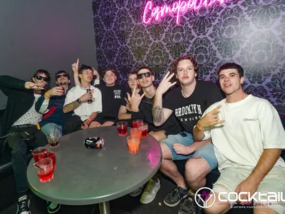 A professional photo of guests enjoying themselves at Cocktails Nightclub from our gallery.