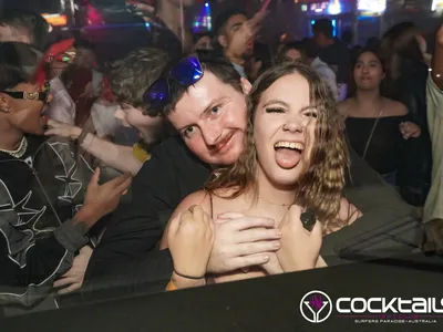 A professional photo of guests enjoying themselves at Cocktails Nightclub from our gallery.