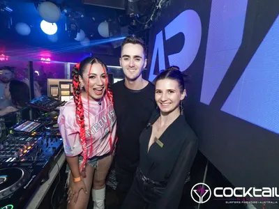 A professional photo of guests enjoying themselves at Cocktails Nightclub from our gallery.