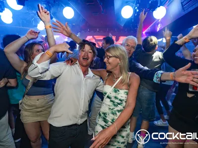 A professional photo of guests enjoying themselves at Cocktails Nightclub from our gallery.