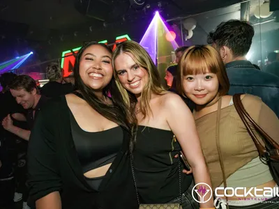 A professional photo of guests enjoying themselves at Cocktails Nightclub from our gallery.