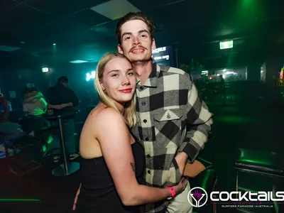 A professional photo of guests enjoying themselves at Cocktails Nightclub from our gallery.