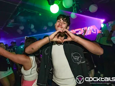 A professional photo of guests enjoying themselves at Cocktails Nightclub from our gallery.