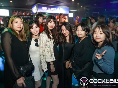 A professional photo of guests enjoying themselves at Cocktails Nightclub from our gallery.