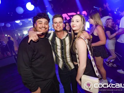 A professional photo of guests enjoying themselves at Cocktails Nightclub from our gallery.