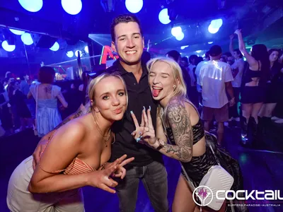 A professional photo of guests enjoying themselves at Cocktails Nightclub from our gallery.