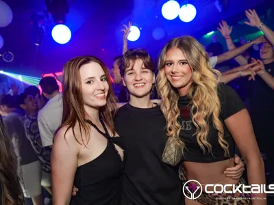 A professional photo of guests enjoying themselves at Cocktails Nightclub from our gallery.