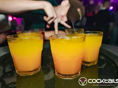 A professional photo of guests enjoying themselves at Cocktails Nightclub from our gallery.