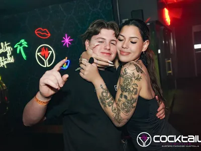 A professional photo of guests enjoying themselves at Cocktails Nightclub from our gallery.