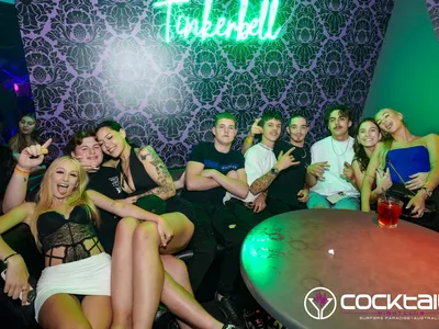 A professional photo of guests enjoying themselves at Cocktails Nightclub from our gallery.