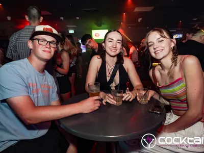 A professional photo of guests enjoying themselves at Cocktails Nightclub from our gallery.