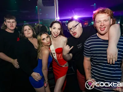 A professional photo of guests enjoying themselves at Cocktails Nightclub from our gallery.