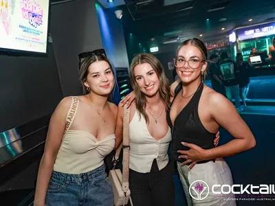 A professional photo of guests enjoying themselves at Cocktails Nightclub from our gallery.