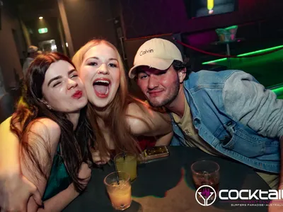 A professional photo of guests enjoying themselves at Cocktails Nightclub from our gallery.