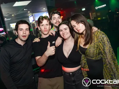 A professional photo of guests enjoying themselves at Cocktails Nightclub from our gallery.