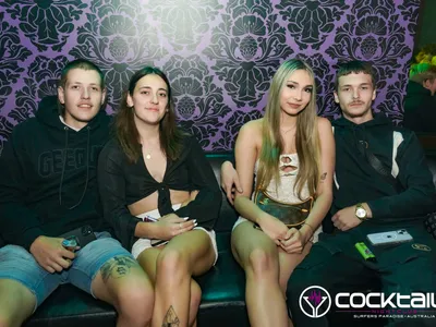 A professional photo of guests enjoying themselves at Cocktails Nightclub from our gallery.