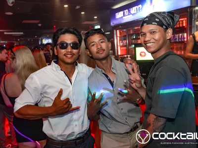 A professional photo of guests enjoying themselves at Cocktails Nightclub from our gallery.