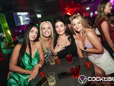 A professional photo of guests enjoying themselves at Cocktails Nightclub from our gallery.