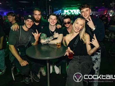 A professional photo of guests enjoying themselves at Cocktails Nightclub from our gallery.