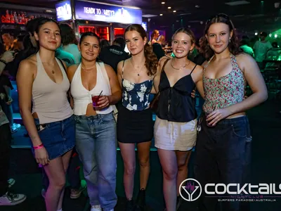 A professional photo of guests enjoying themselves at Cocktails Nightclub from our gallery.