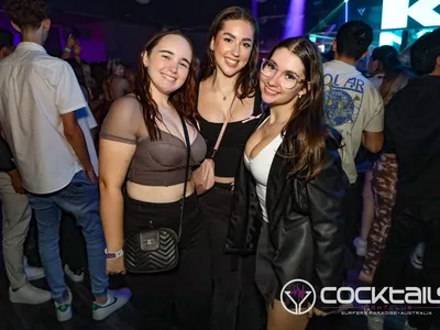 A professional photo of guests enjoying themselves at Cocktails Nightclub from our gallery.