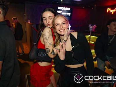 A professional photo of guests enjoying themselves at Cocktails Nightclub from our gallery.