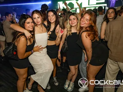 A professional photo of guests enjoying themselves at Cocktails Nightclub from our gallery.