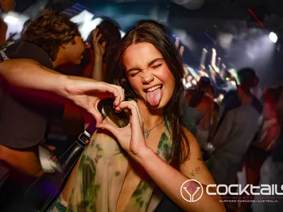 A professional photo of guests enjoying themselves at Cocktails Nightclub from our gallery.