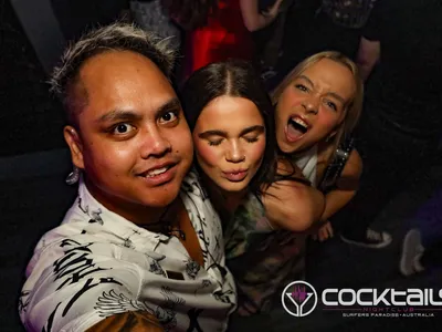 A professional photo of guests enjoying themselves at Cocktails Nightclub from our gallery.