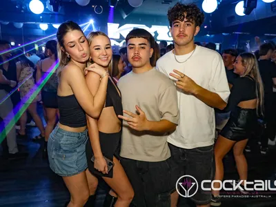 A professional photo of guests enjoying themselves at Cocktails Nightclub from our gallery.