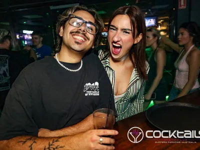 A professional photo of guests enjoying themselves at Cocktails Nightclub from our gallery.