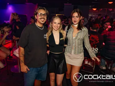 A professional photo of guests enjoying themselves at Cocktails Nightclub from our gallery.